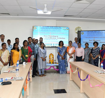 An inaugural ceremony for Basic Workshop in Health Sciences Education Technology