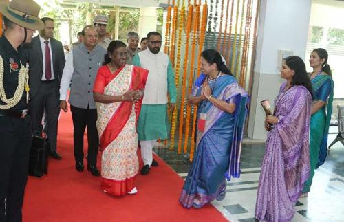 PRESIDENT OF INDIA GRACES 8TH FOUNDATION DAY CELEBRATION OF All India Institute of Ayurveda, New Delhi